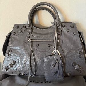Balenciaga Gray Shoulder Bag